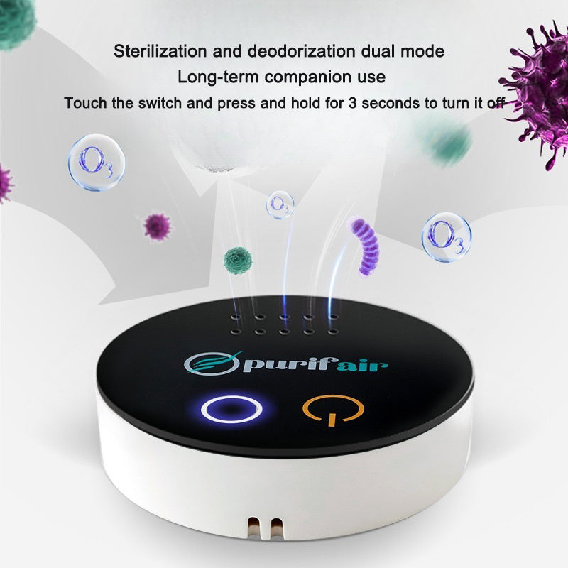 Air Purifier USB Sterilization Deodorization Household Fresh Ozone Deodorizer Odor Removal Small Appliances