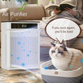 Pet specific suction floating hair intelligent fully automatic sterilization air purifier